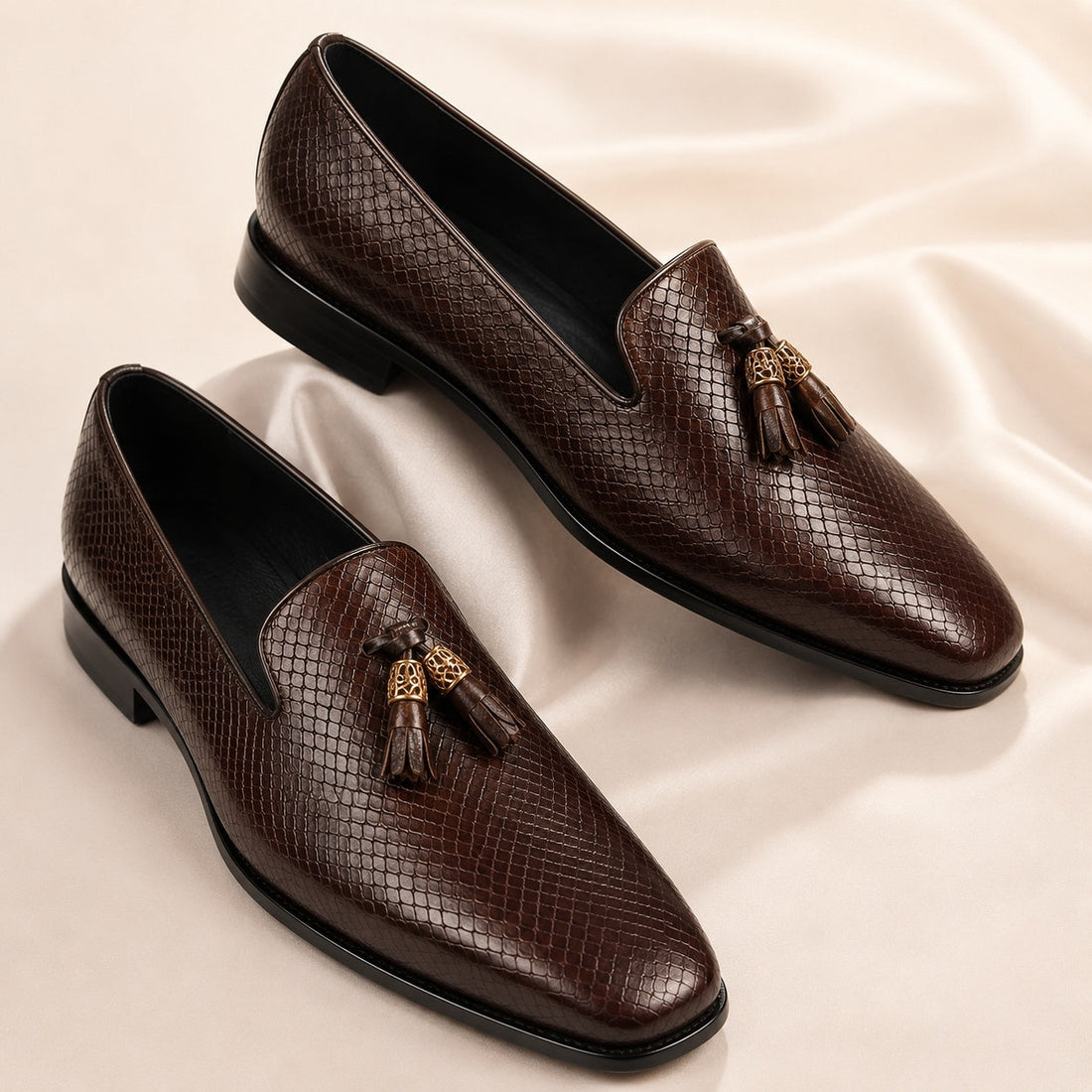 Men's Leather Tassel Loafers – Lamberto