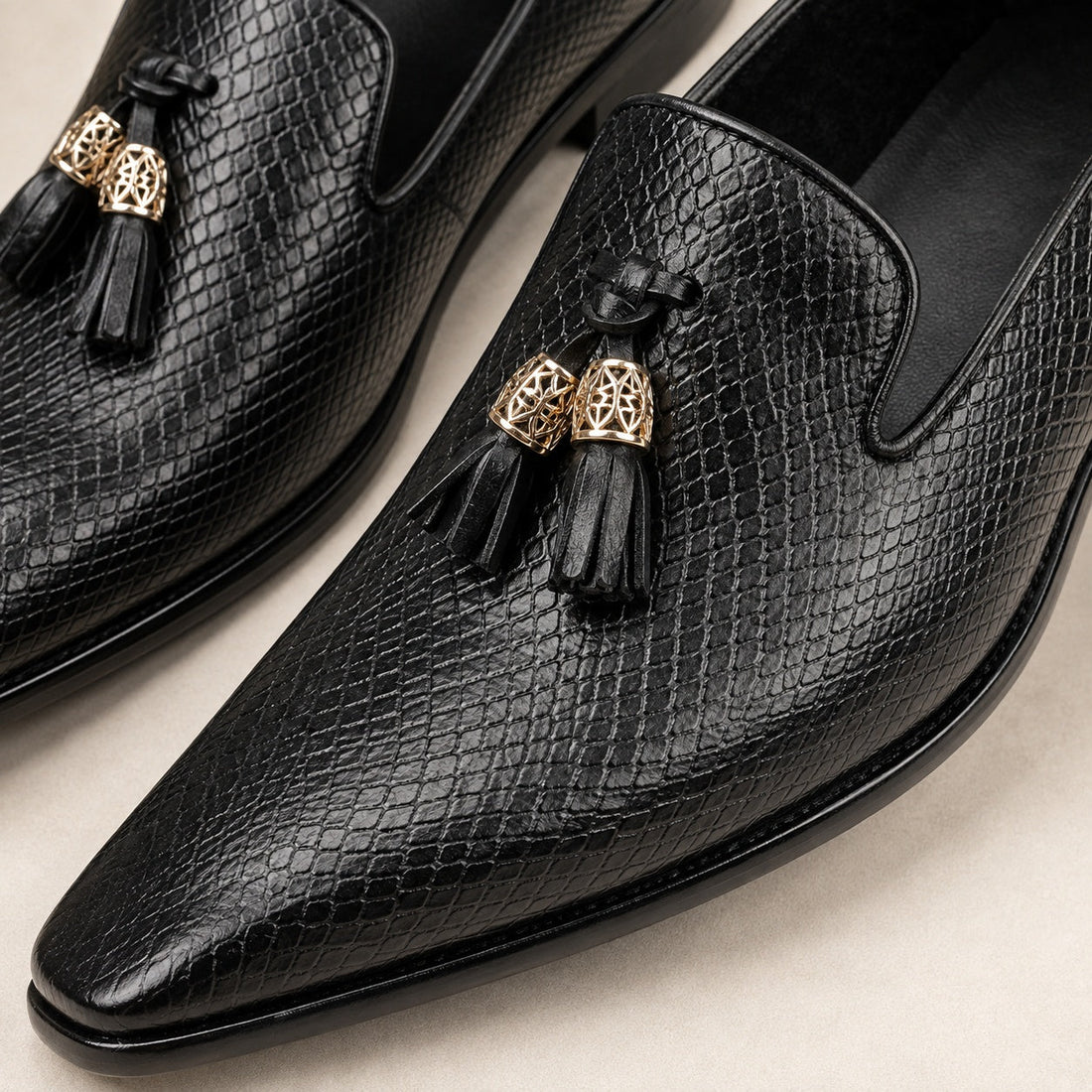 Men's Leather Tassel Loafers – Lamberto