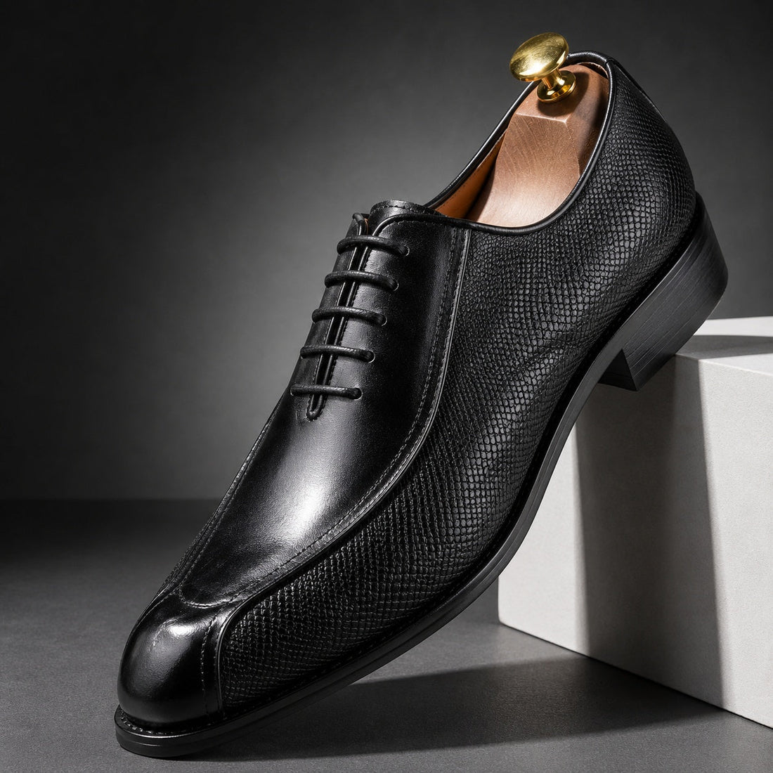 Men's Leather Oxford Shoes – Lauro