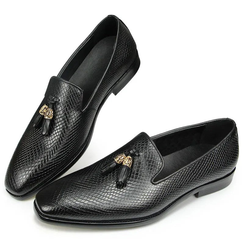 Men's Leather Tassel Loafers – Lamberto