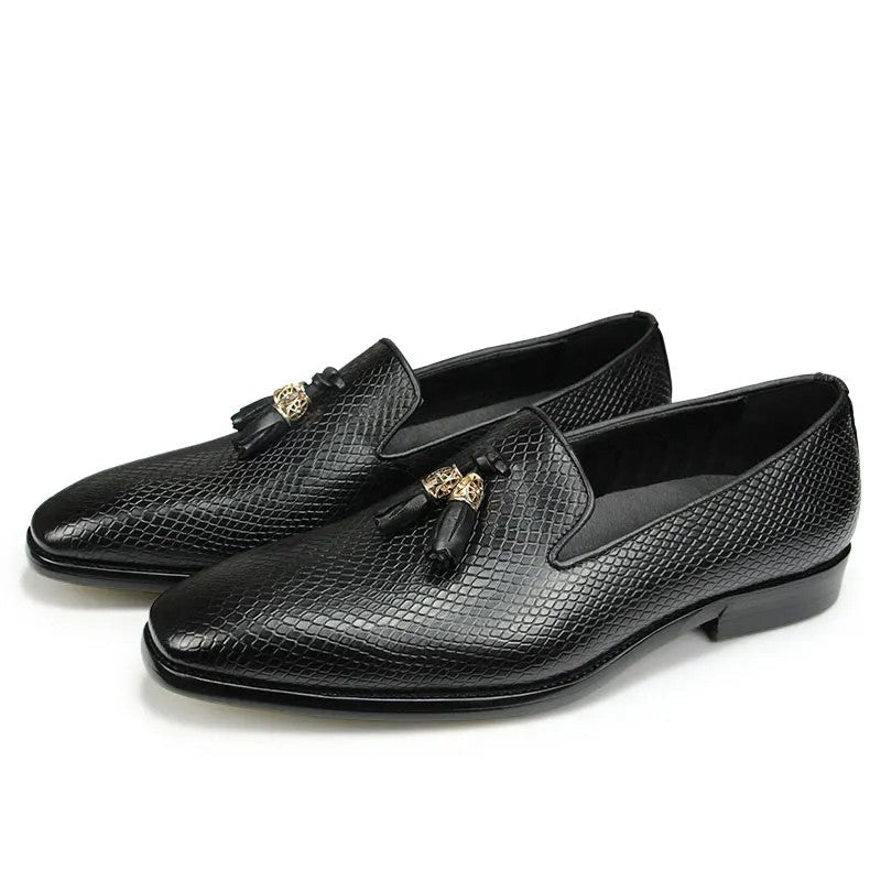 Men's Leather Tassel Loafers – Lamberto