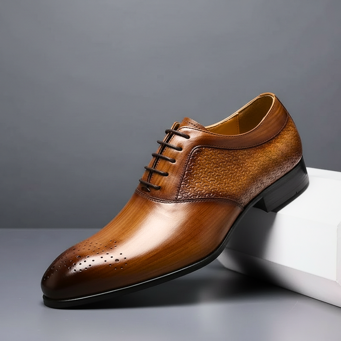 Men's Leather Woven Oxford Shoes – Casimiro