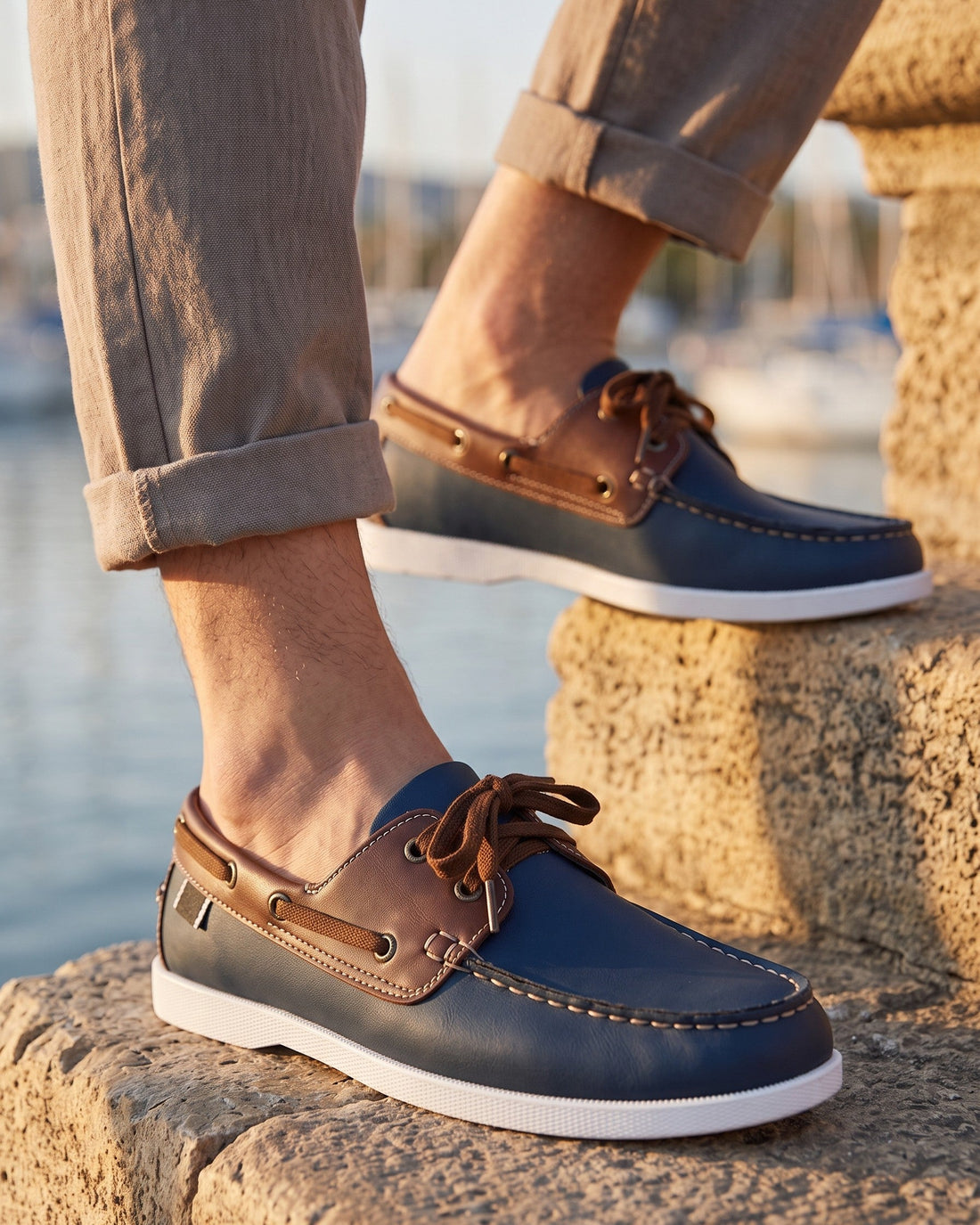 Moreno Men's Leather Driving Shoes