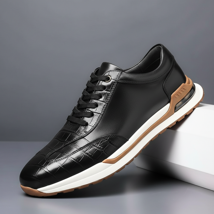 Men's Leather Low-Top Trainers – Filippo