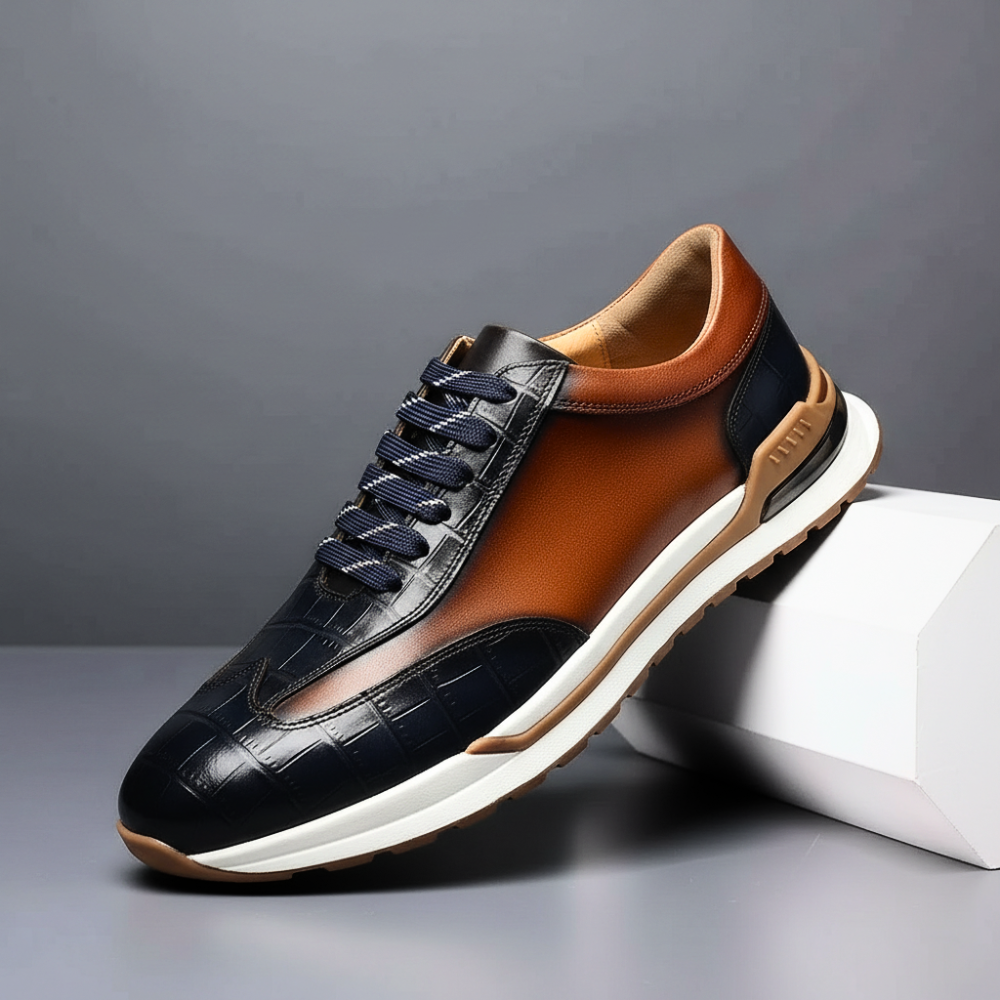 Men's Leather Low-Top Trainers – Filippo
