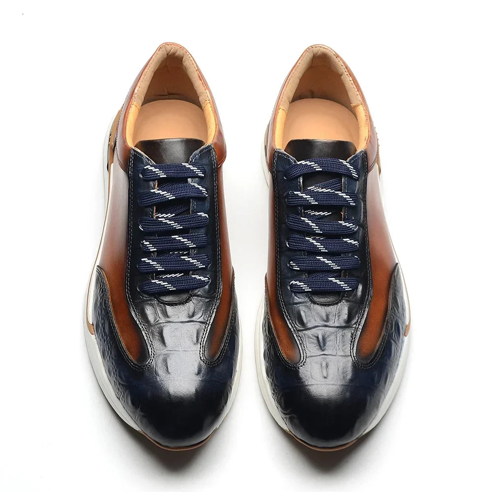 Men's Leather Low-Top Trainers – Filippo