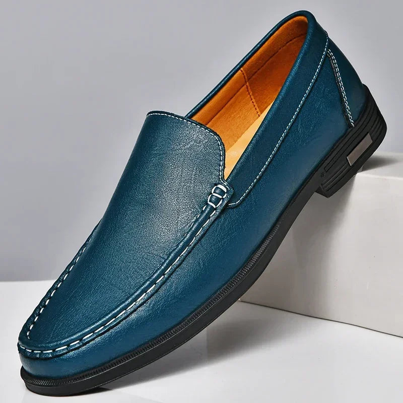 Men's Faux Leather Loafers – Gianni