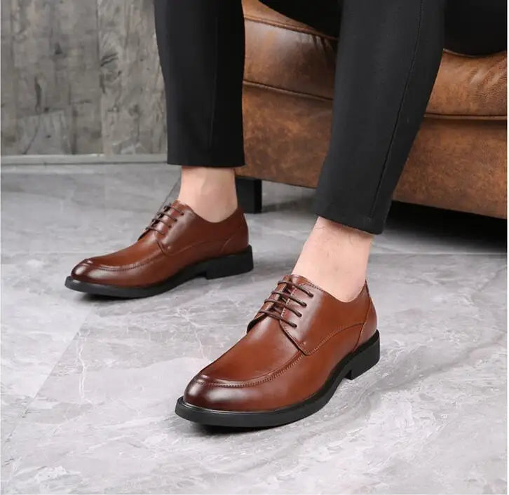 Men's Leather Derby Shoes – Tommaso
