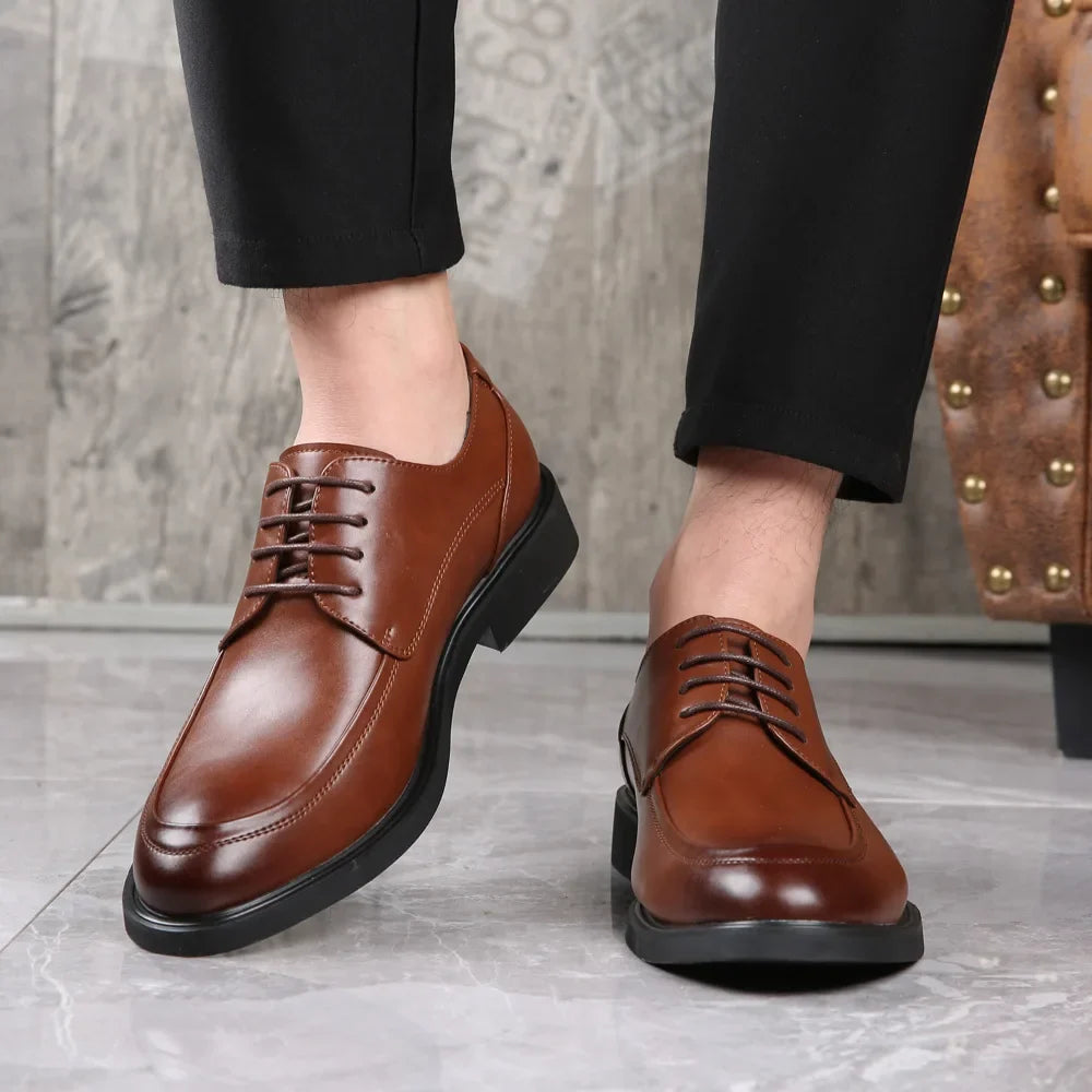 Men's Leather Derby Shoes – Tommaso