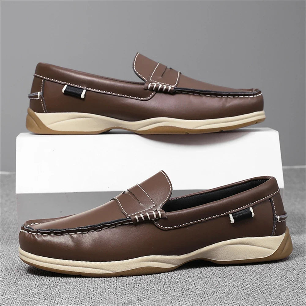 Men's Leather Driving Shoes – Damiano