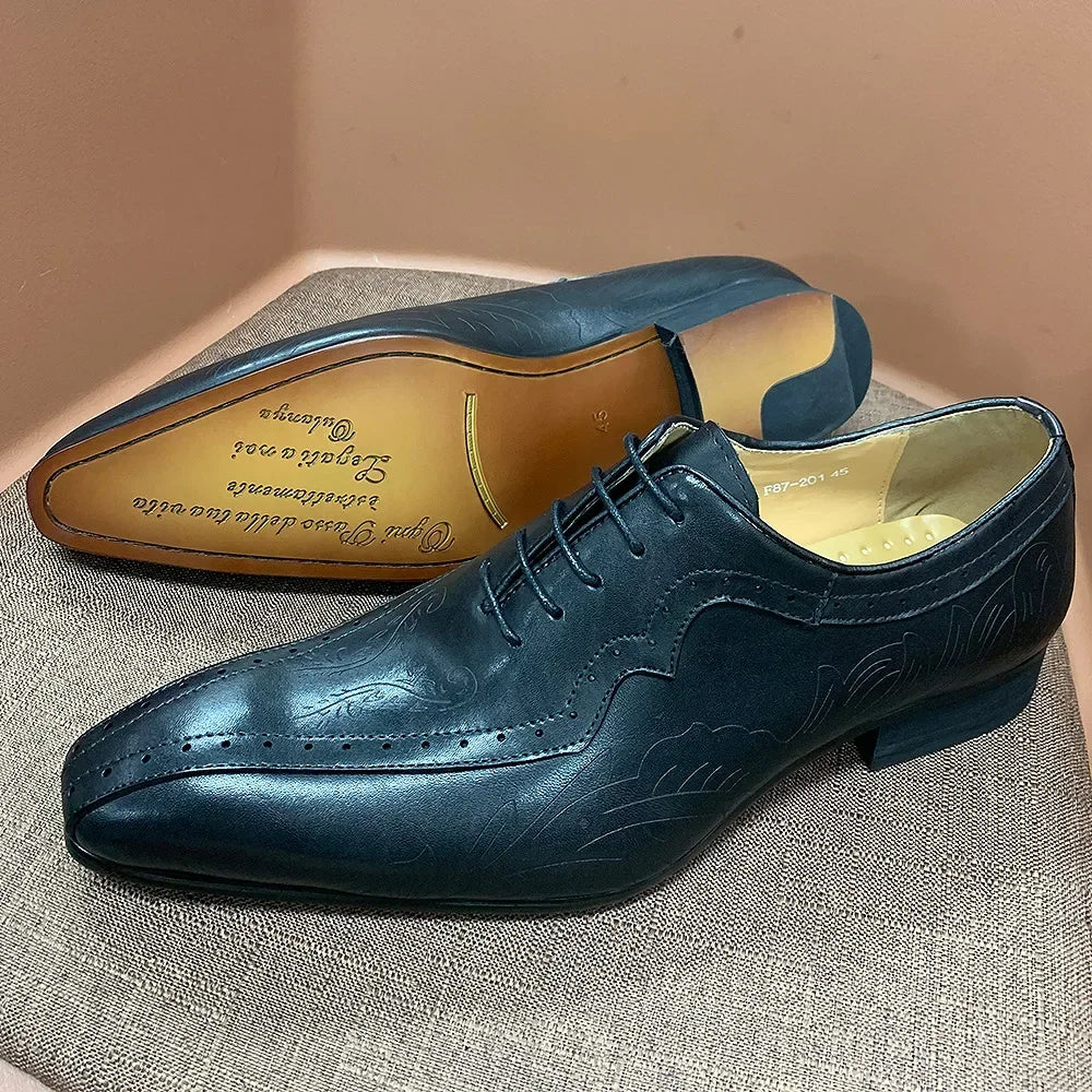 Men's Leather Oxford Shoes – Alfredo