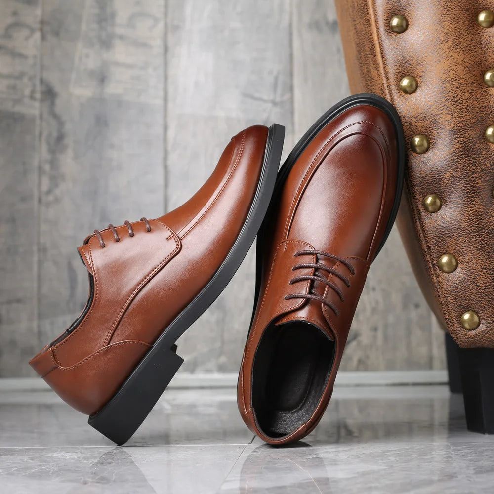 Men's Leather Derby Shoes – Tommaso