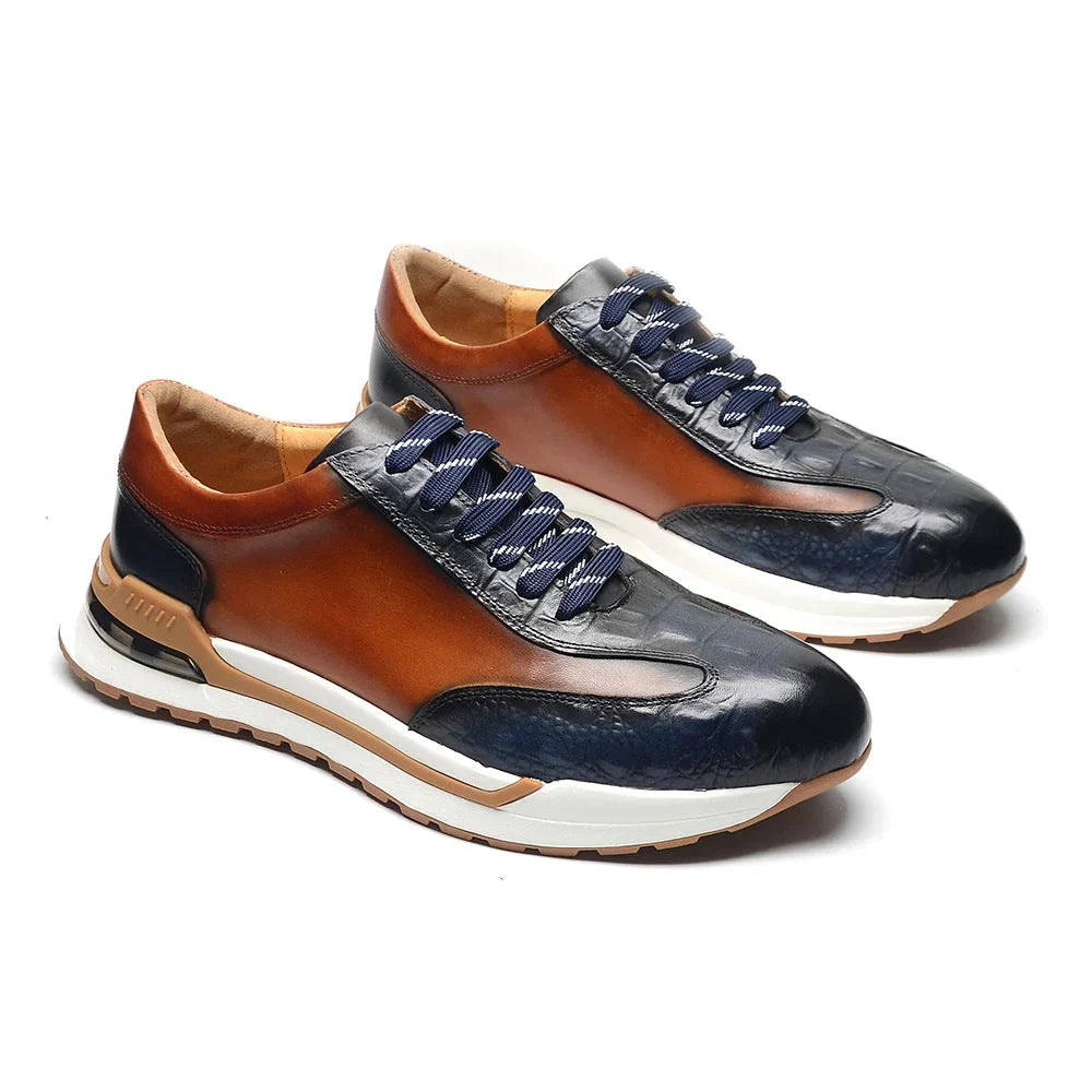 Men's Leather Low-Top Trainers – Filippo