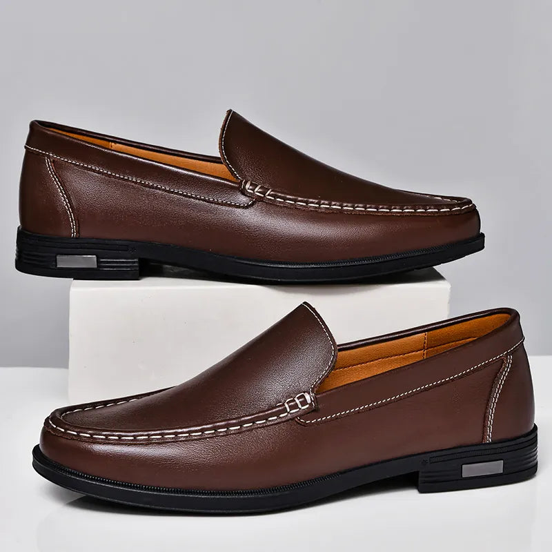Men's Faux Leather Loafers – Gianni