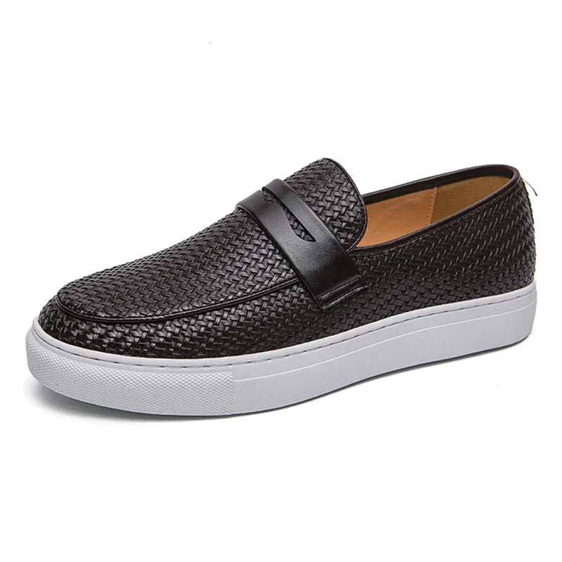 Men's Leather Slip-On Trainers – Ercole