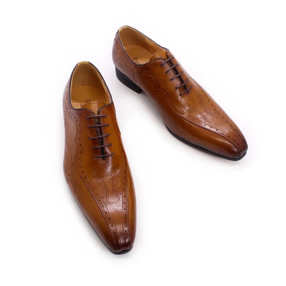 Men's Leather Oxford Shoes – Alfredo