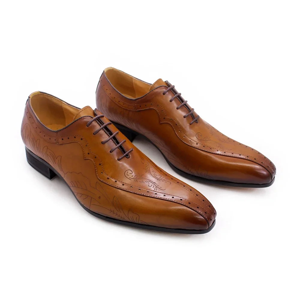 Men's Leather Oxford Shoes – Alfredo