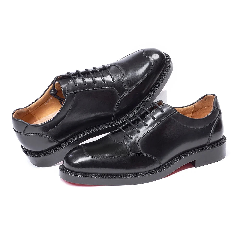 Men's Leather Derby Shoes – Tiziano