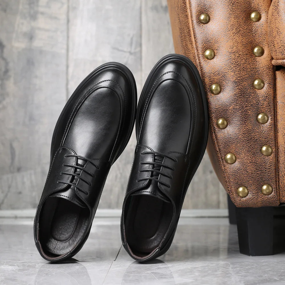 Men's Leather Derby Shoes – Tommaso