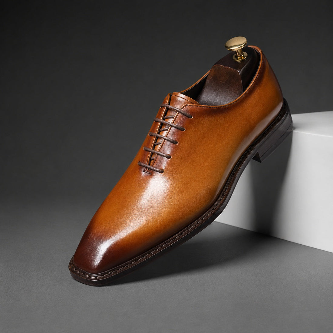 Men's Leather Oxford Shoes – Gregorio