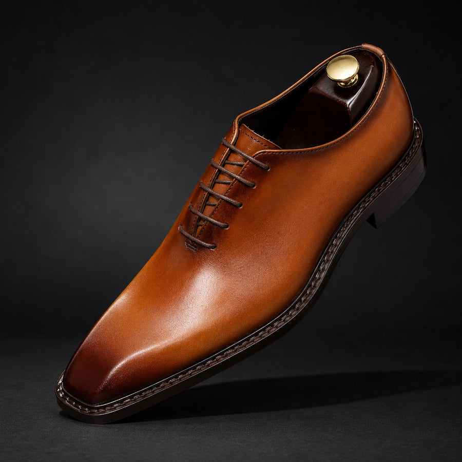 Men's Leather Oxford Shoes – Gregorio