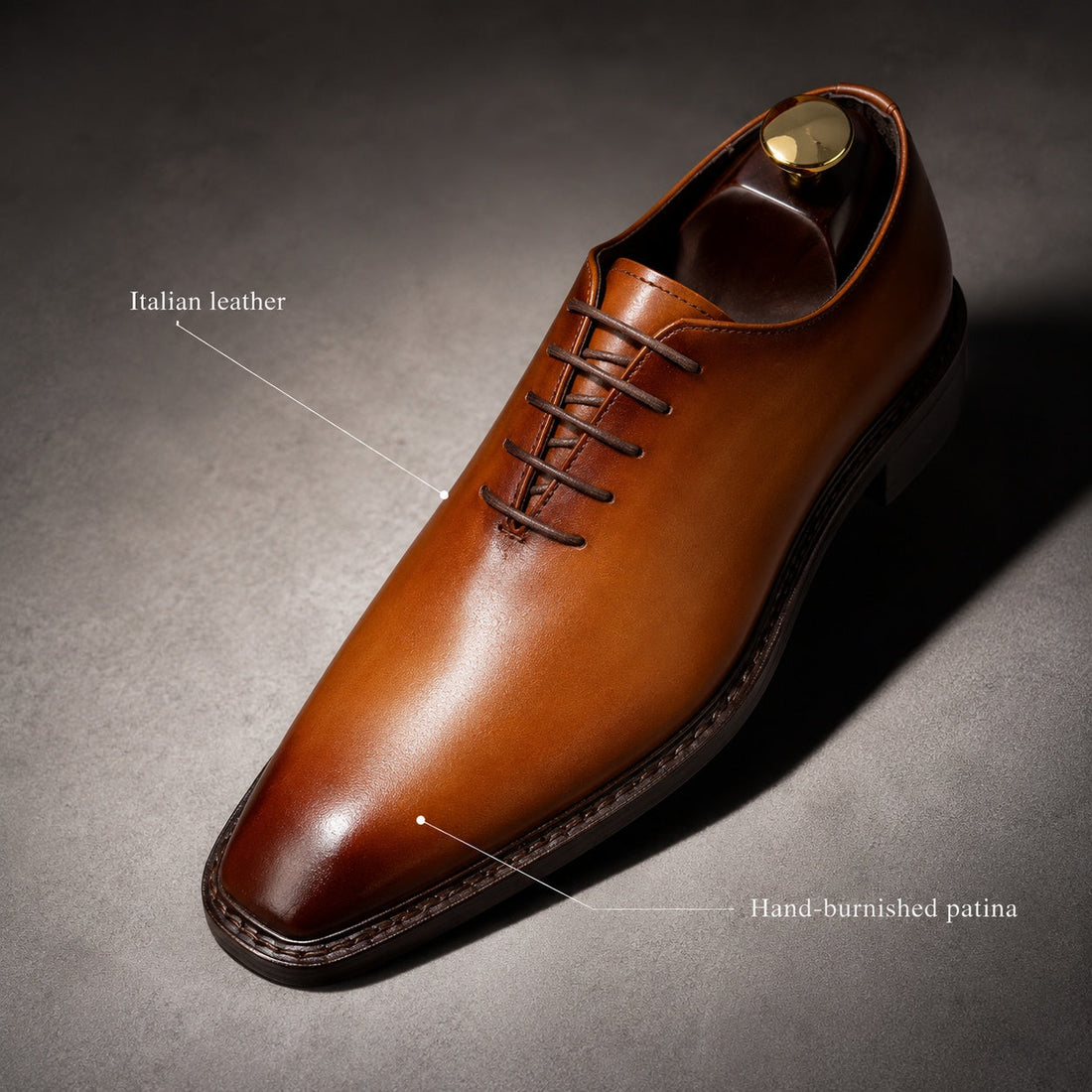 Men's Leather Oxford Shoes – Gregorio