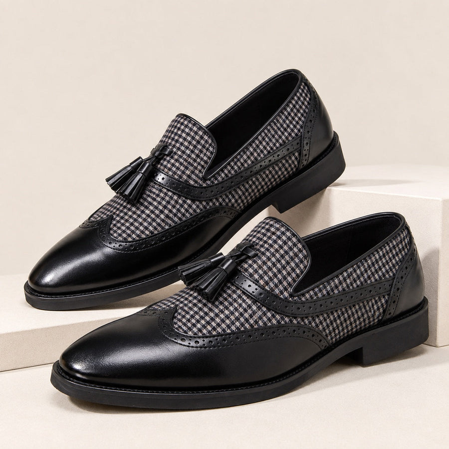Men's Leather Tassel Loafers – Ezio