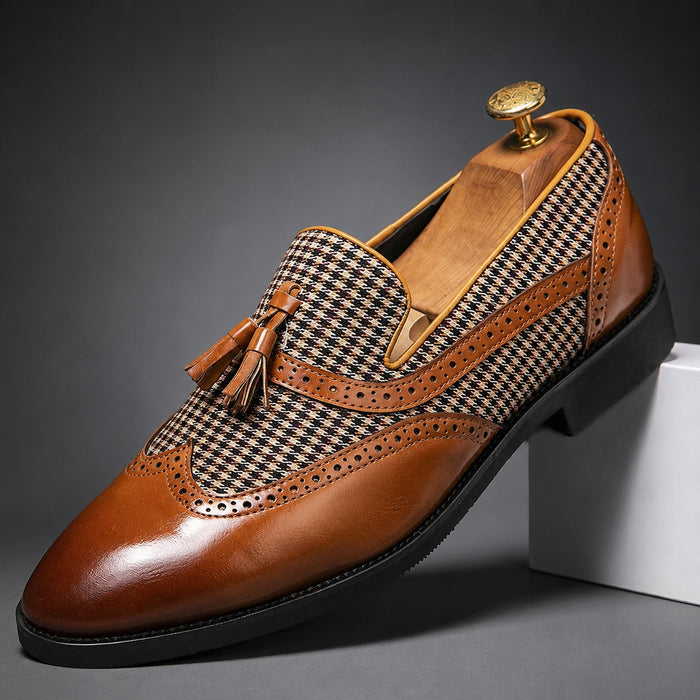 Men's Leather Tassel Loafers – Ezio
