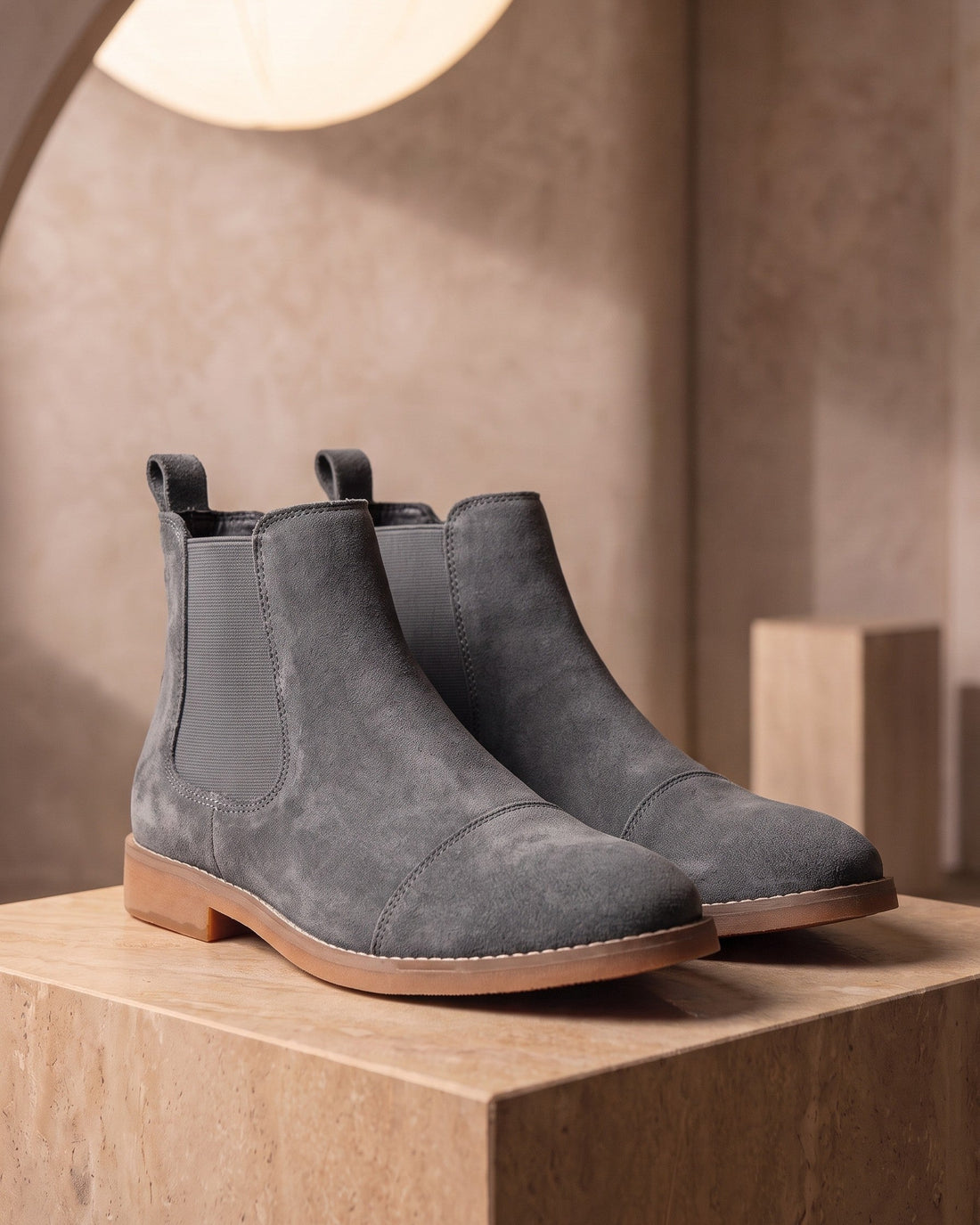 Nicola Men's Suede Chelsea Boots