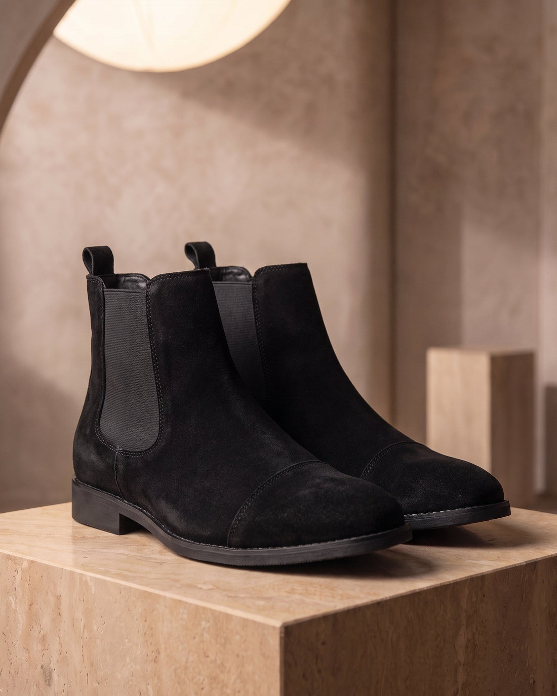 Nicola Men's Suede Chelsea Boots