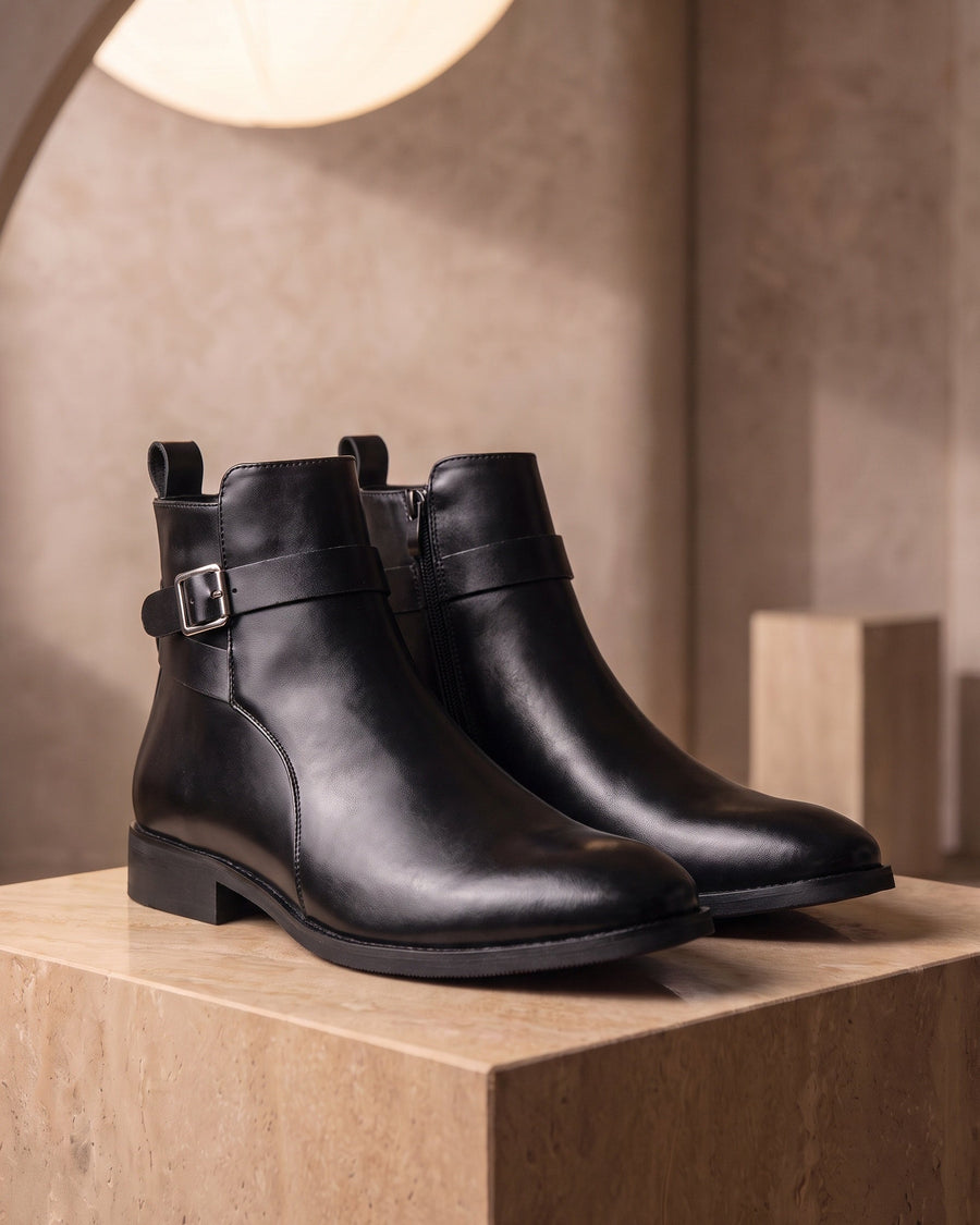 Elio Men's Leather Ankle Boots