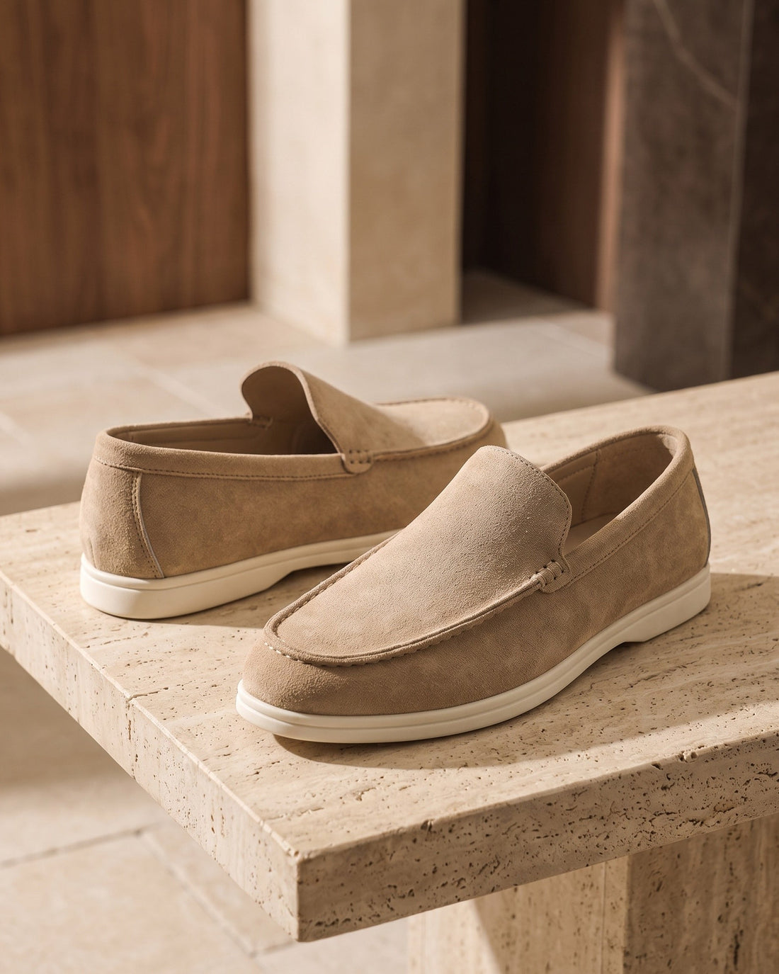 Zeno Men's Suede Loafers