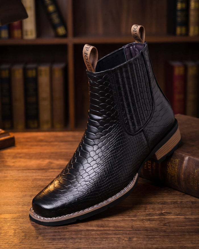 Raffaele Men's Leather Chelsea Boots