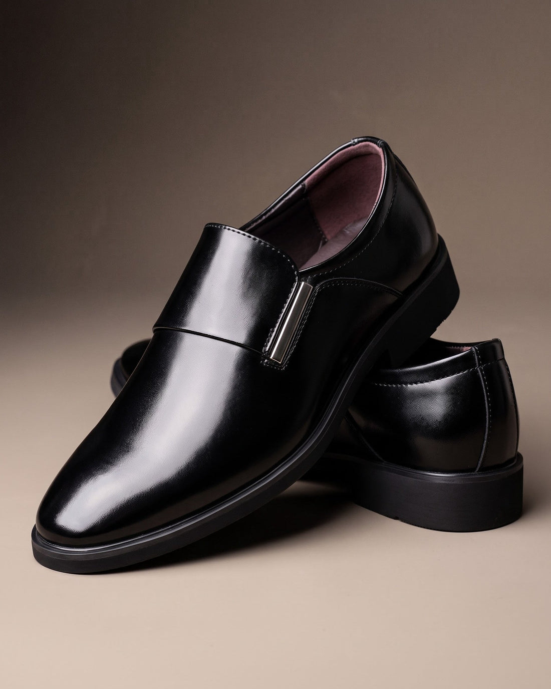 Cesar Men's Leather Monk Strap Shoes