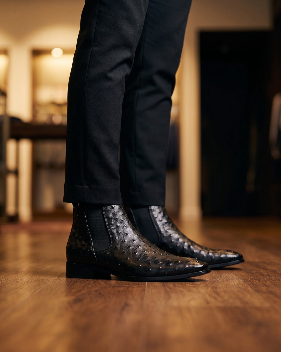 Nicola Men's Leather Chelsea Boots