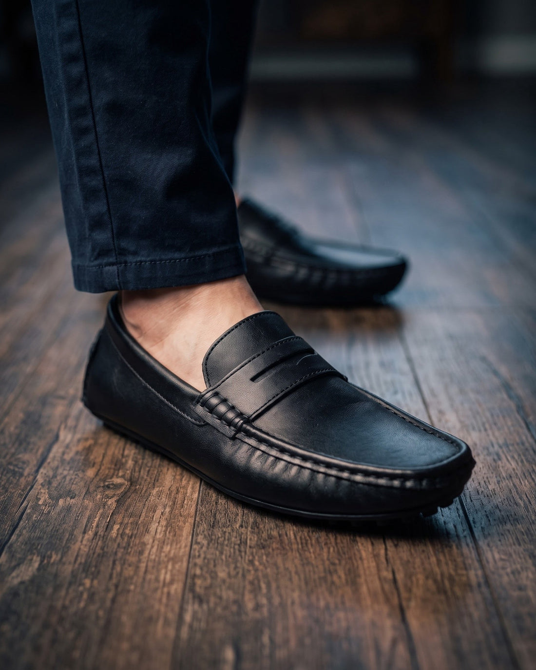 Orlando Men's Leather Driving Shoes