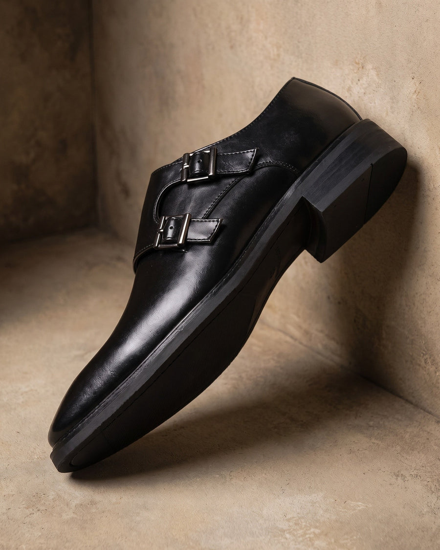 Santos Men's Leather Monk Strap Shoes