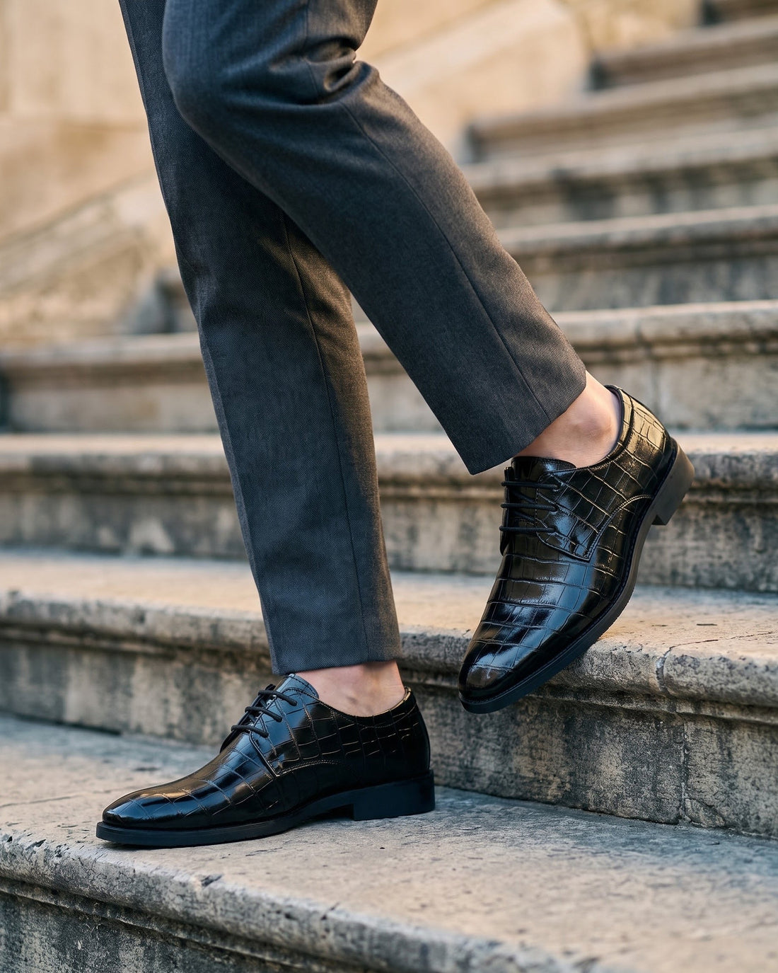Jacobo Men's Leather Derby Shoes