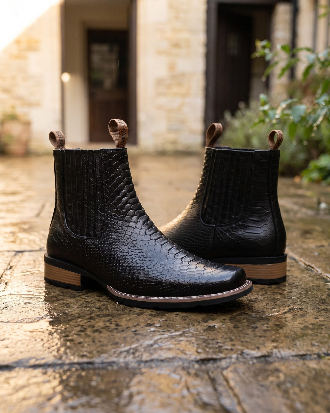 Raffaele Men's Leather Chelsea Boots