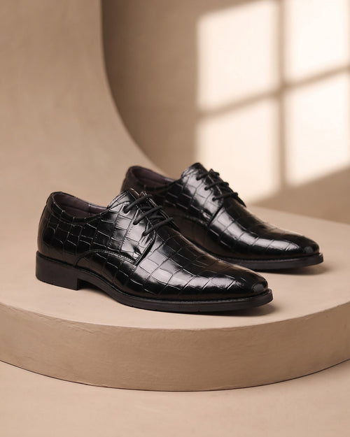 Jacobo Men's Leather Derby Shoes