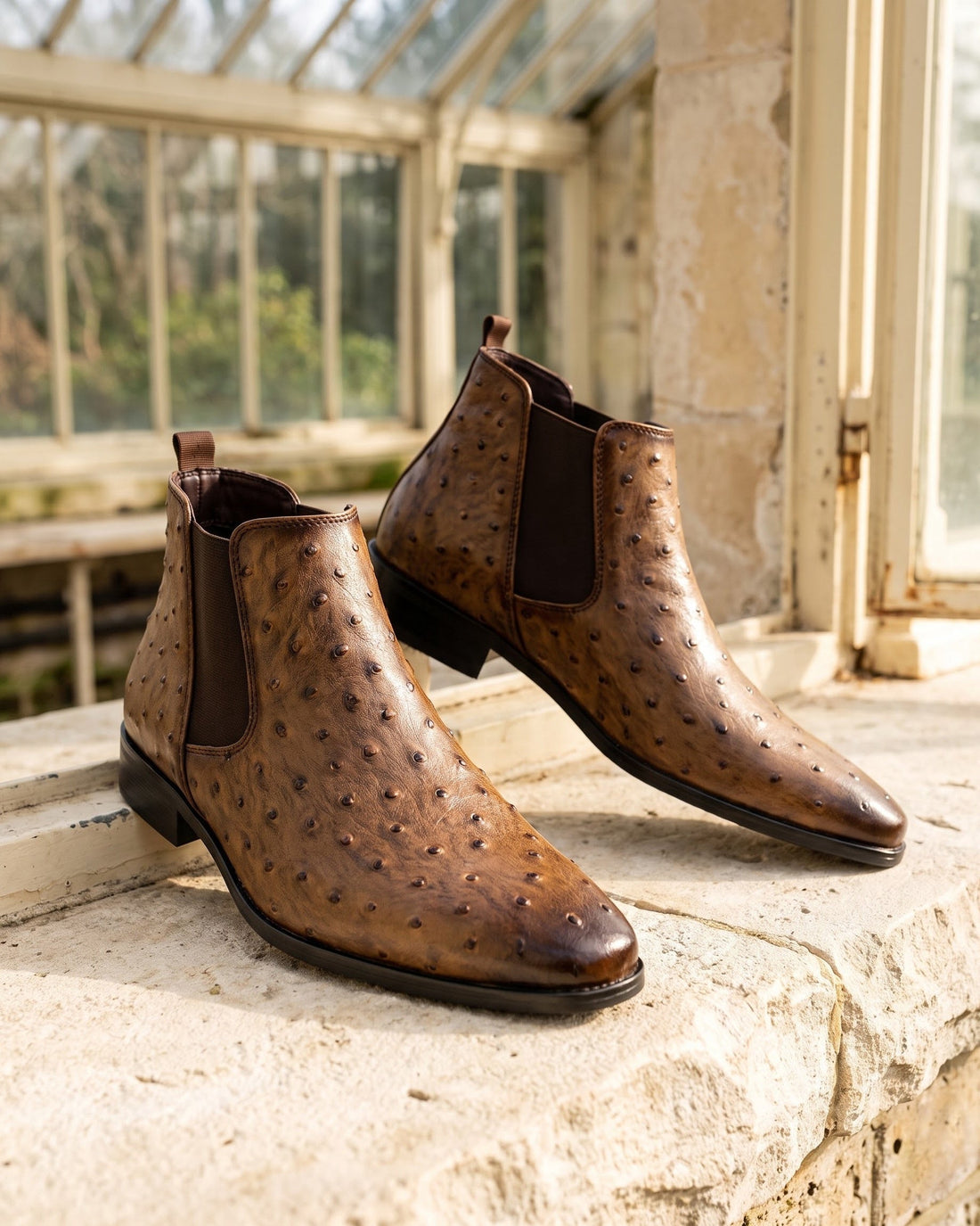 Nicola Men's Leather Chelsea Boots