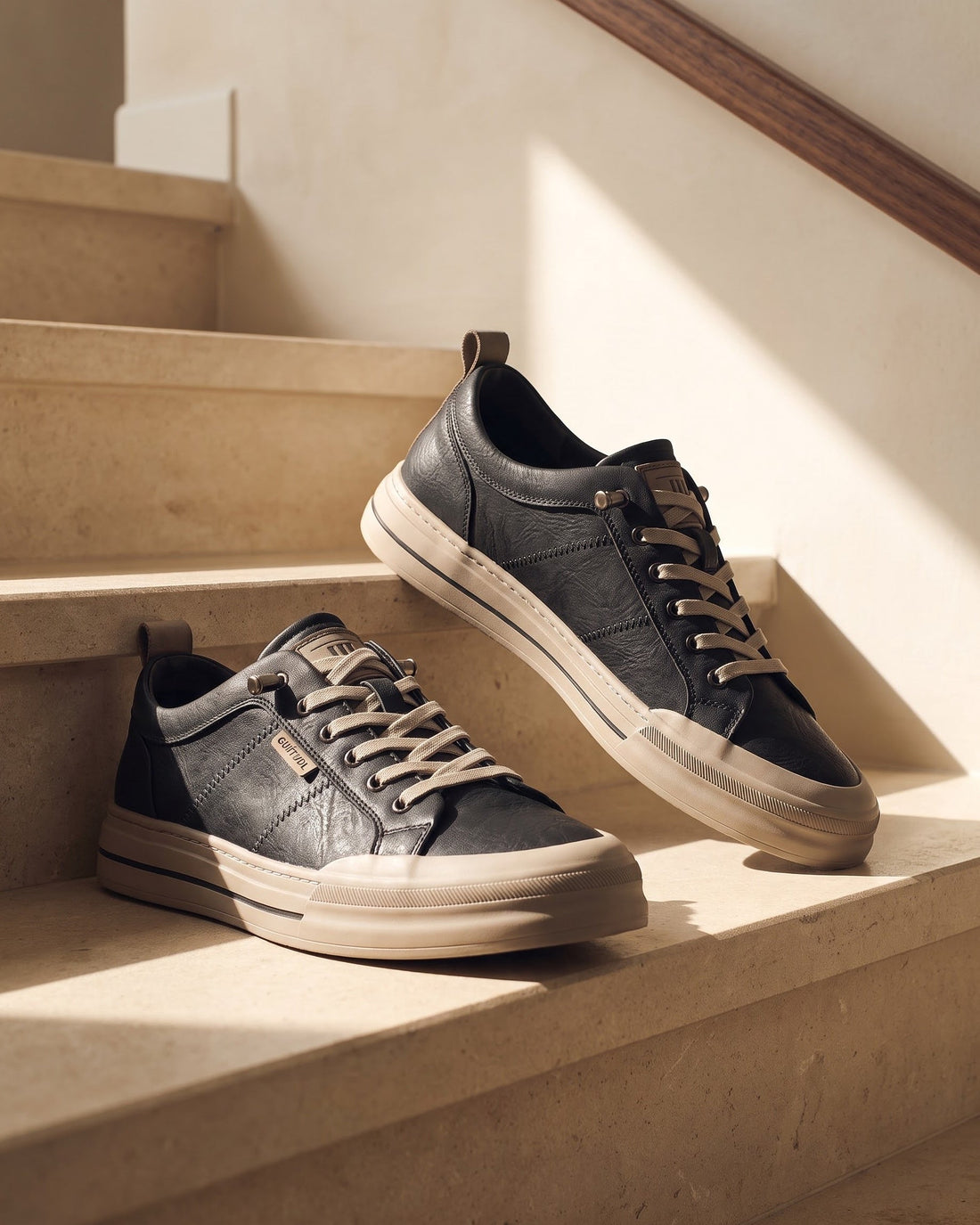 Carlo Men's Leather Trainers