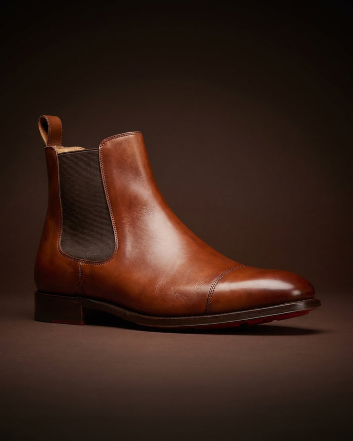 Hector Men's Leather Chelsea Boots
