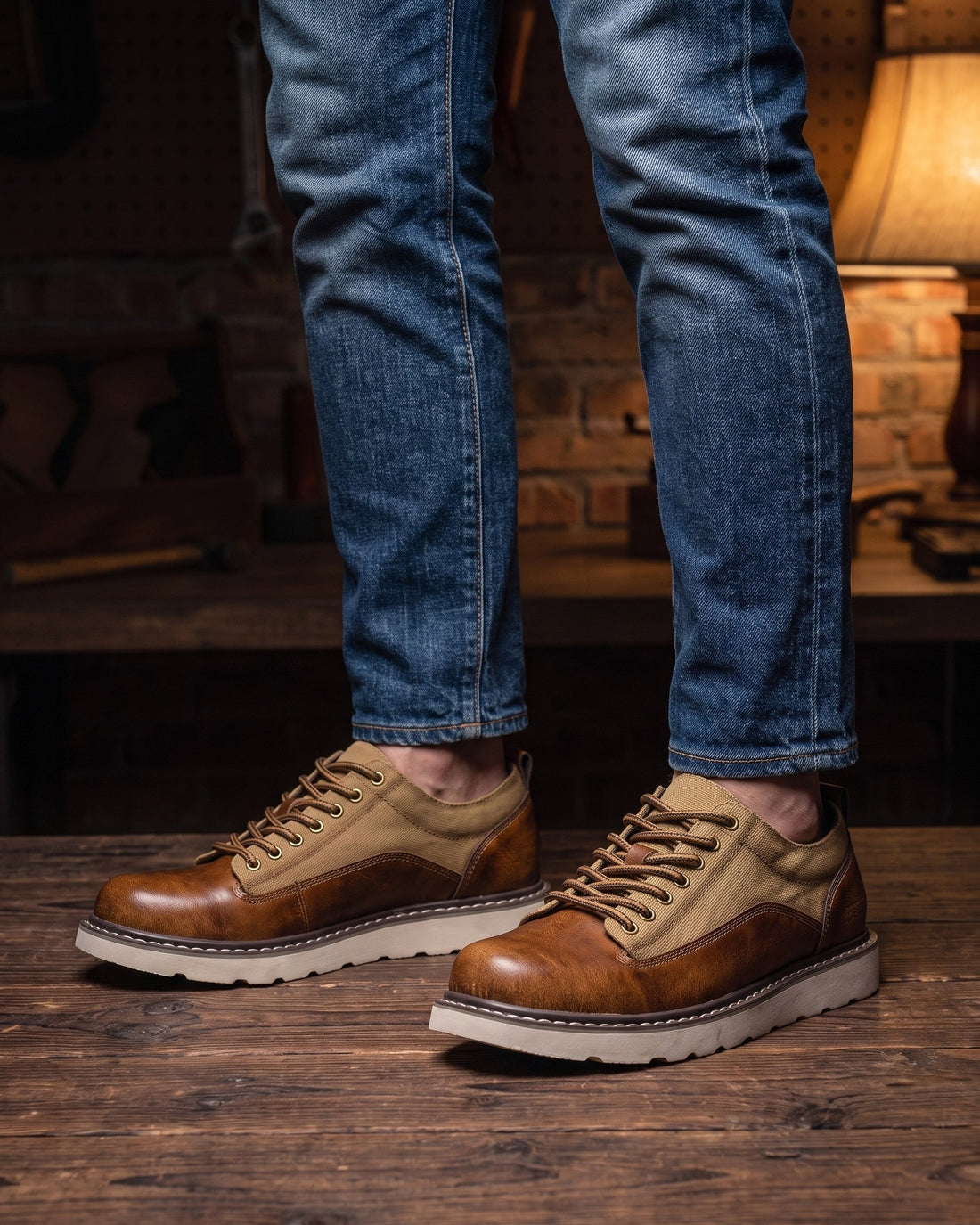 Nico Men's Leather Derby Shoes