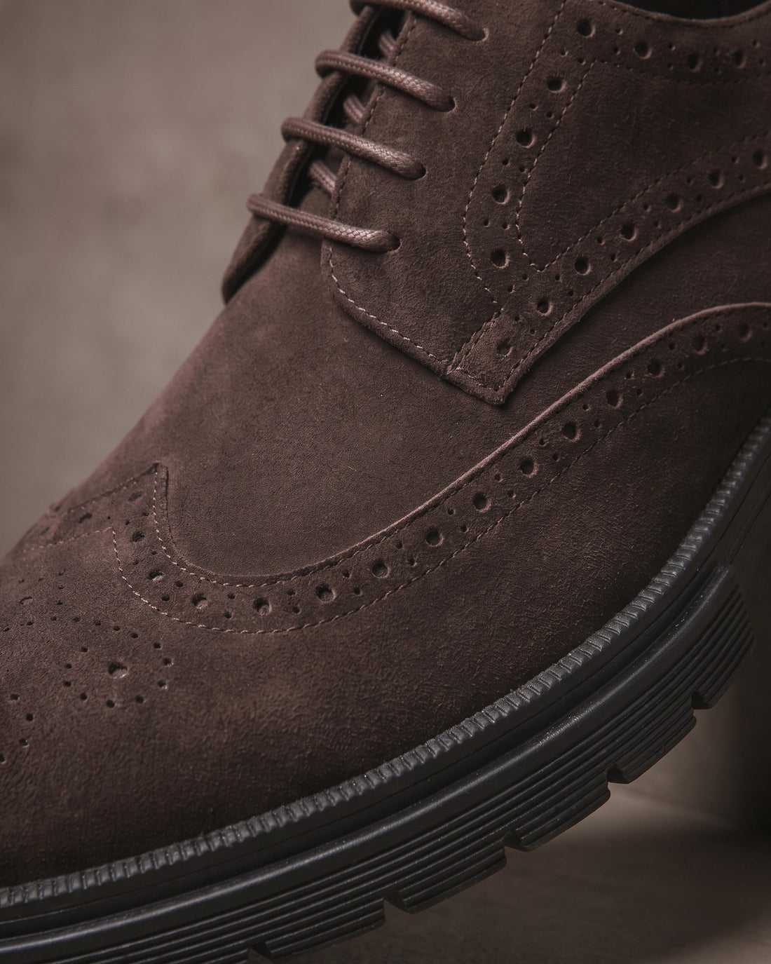 Enzo Men's Suede Brogues