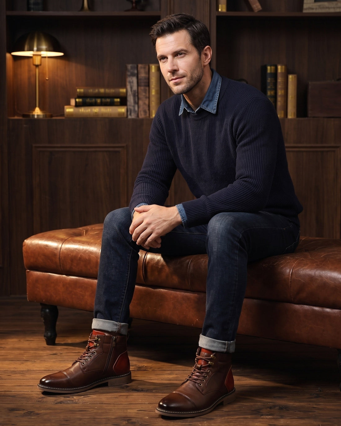 Paolo Men's Leather Boots