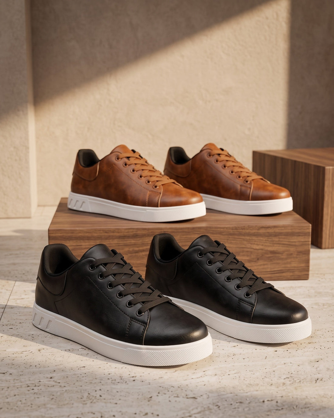 Teodoro Men's Leather Trainers