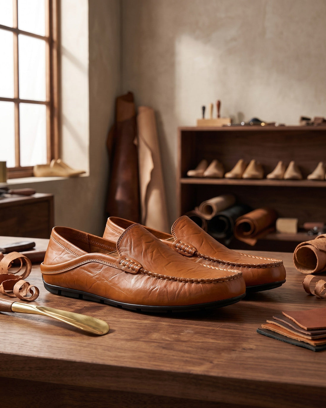 Eugenio Men's Leather Loafers