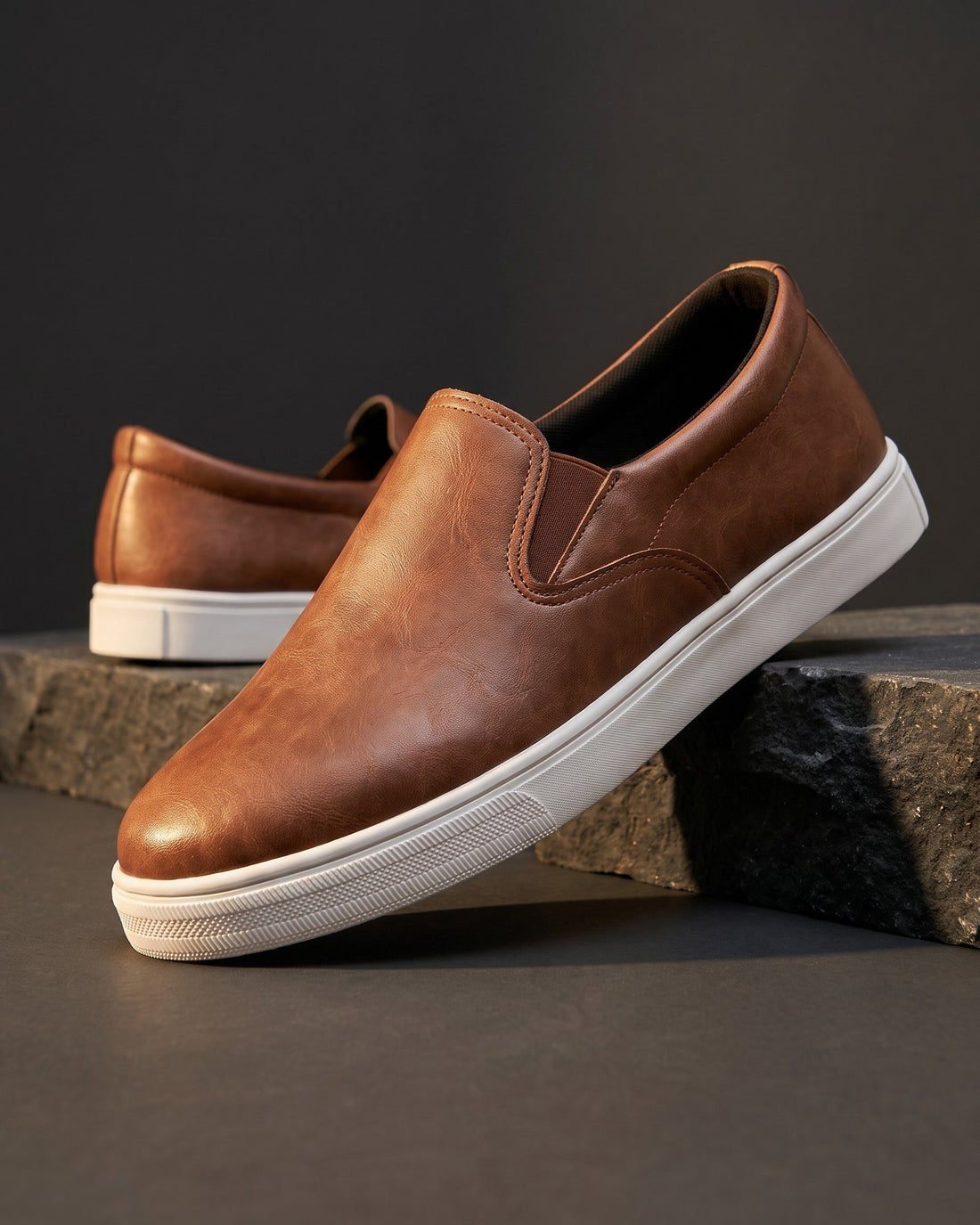 Manuel Men's Leather Slip-On Shoes