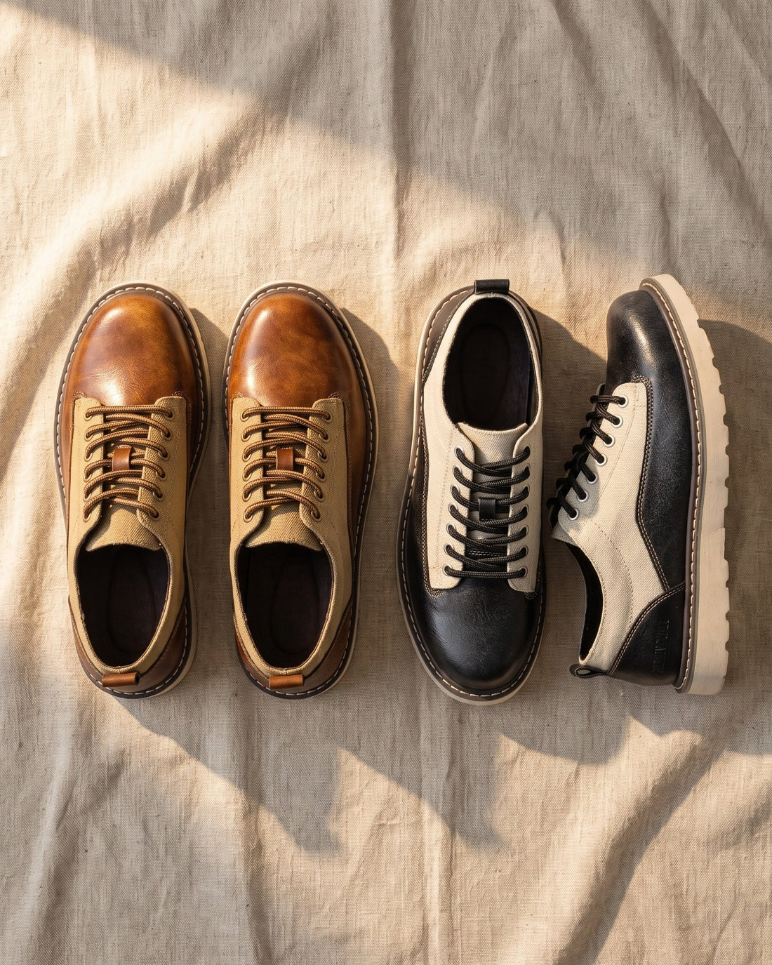 Nico Men's Leather Derby Shoes